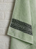 Solid Green 100% Cotton Bath Towel - Aurum By Spaces