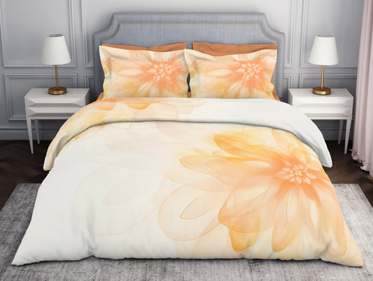Light Yellow Elegance 100% Cotton Large Bedsheet - Vivant by Spaces