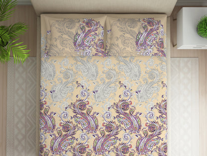 Essentials 100% Cotton King Size Bedsheet - Flamboyance by Spaces