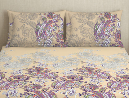 Essentials 100% Cotton King Size Bedsheet - Flamboyance by Spaces