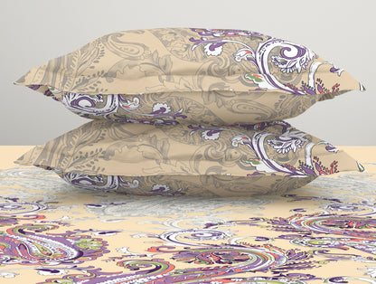 Essentials 100% Cotton King Size Bedsheet - Flamboyance by Spaces