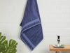 Blue Indigo 100% Cotton Bath Towel - Welstyle By Welspun