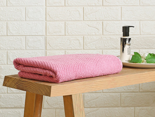 Stripe Blush 100% Cotton Bath Towel - Relish By Spaces