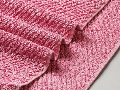 Stripe Blush 100% Cotton Bath Towel - Relish By Spaces