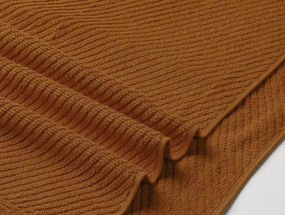 Stripe Orange 100% Cotton Bath Towel - Relish By Spaces