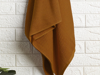 Stripe Orange 100% Cotton Bath Towel - Relish By Spaces