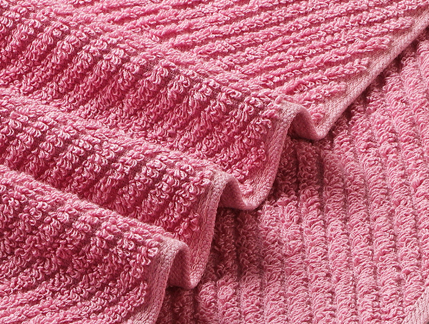 Stripe Blush 2 Piece 100% Cotton Hand Towel - Relish By Spaces