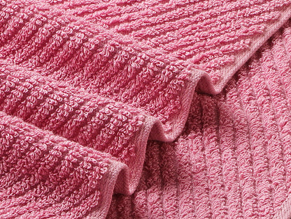 Stripe Blush 2 Piece 100% Cotton Hand Towel - Relish By Spaces