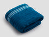 Solid Dark Blue 100% Cotton Bath Towel-Mellow By Spaces