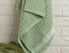 Solid Light Green 100% Cotton Bath Towel-Mellow By Spaces