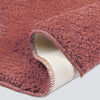 Solid Dark Rose 100% Polyster Small Bath Mats  - Cloudz By Spaces