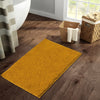 Solid Yellow 100% Polyster Small Bath Mats  - Cloudz By Spaces