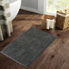 Solid Grey 100% Polyster Small Bath Mats  - Cloudz By Spaces