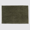 Solid Dark Green 100% Polyster Small Bath Mats  - Cloudz By Spaces