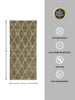 Geometric Beige Polyester 1 Runner - Wonderfull Carpet By Welspun