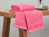 Coral 100% Cotton Hand Towel - Quik Dry By Welspun