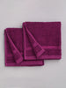 Magenta 100% Cotton Hand Towel - Quik Dry By Welspun