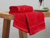 True Red 100% Cotton Hand Towel - Quik Dry By Welspun