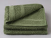 Green 100% Cotton Hand Towel - Quik Dry By Welspun