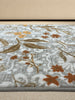 Floral Beige Polyester 1 Runner - Wonderfull Carpet By Welspun