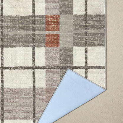 Cream Polyester Runner - Blissful By Spaces