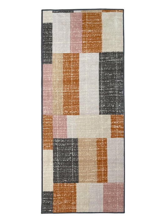 Rust Polyester Runner - Blissful By Spaces