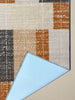 Geometric Rust Polyester 1 Runner - Wonderfull Carpet By Welspun