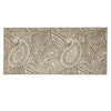 Ornate Light Brown Polyester Runner - Wonderfull Carpet By Welspun