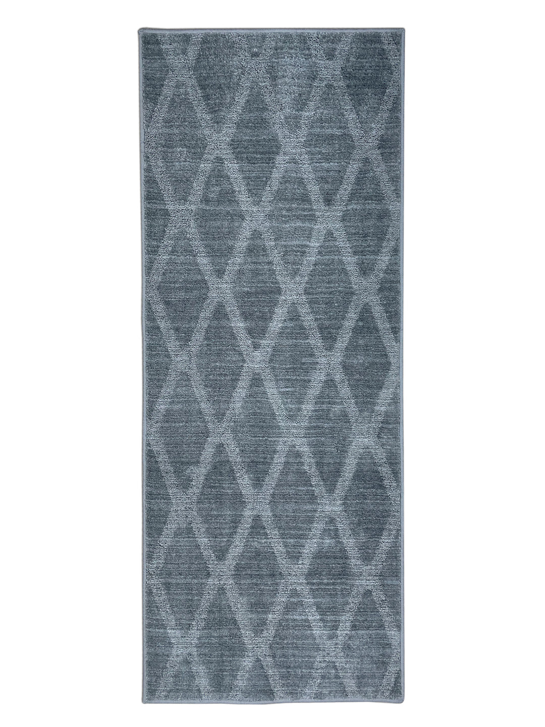 Geometric Grey Polyester 1 Runner - Wonderfull Carpet By Welspun