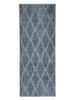 Geometric Grey Polyester 1 Runner - Wonderfull Carpet By Welspun