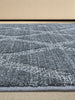 Geometric Grey Polyester 1 Runner - Wonderfull Carpet By Welspun