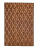 Geometric Brown Polyester 1 Area Rug - Wonderfull Carpet By Welspun