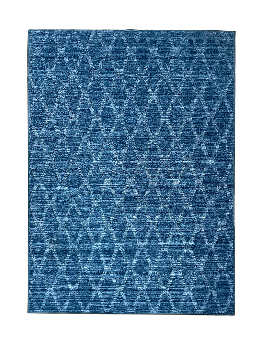 Geometric Turquoise Polyester 1 Area Rug - Wonderfull Carpet By Welspun
