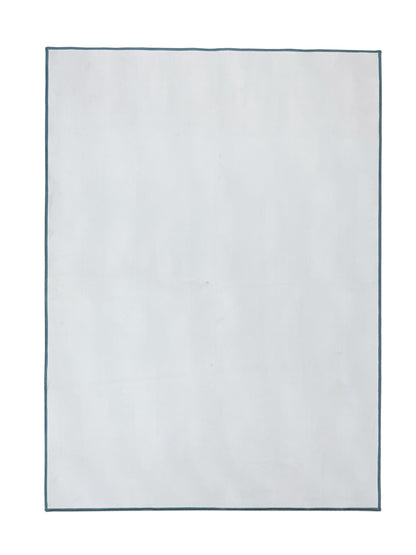 Geometric Turquoise Polyester 1 Area Rug - Wonderfull Carpet By Welspun