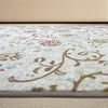 Floral Beige Polyester Runner - Wonderfull Carpet By Welspun