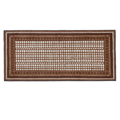Brown Polyester Runner - Blissful By Spaces