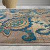 Brown Polyester Area Rug - Blissful By Spaces