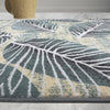 Floral Grey Polyester  Area Rug - Wonderfull Carpet By Welspun