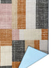 Geometric Rust Polyester 1 Carpet - Wonderfull Carpet By Welspun