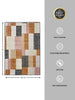 Geometric Rust Polyester 1 Carpet - Wonderfull Carpet By Welspun