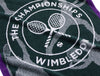 Wimbledon 2024 Jacquard Green/Violet 100% Cotton Bath Towel