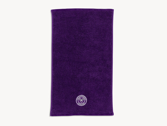 Wimbledon 2024 Jacquard Purple 100% Cotton Hand Towel