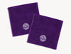 Wimbledon 2024 Jacquard Purple 100% Cotton Face Towel (Pack Of 2)