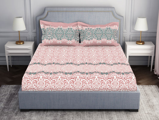 Ornamenta Ornate 100% Cotton Double Bedsheet - Essentials by Spaces