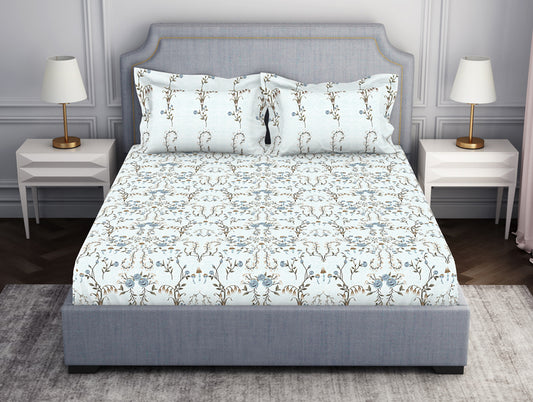 Youthopia Floral 100% Cotton Fitted King - Essentials by Spaces