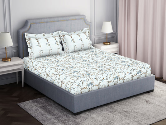 Youthopia Floral 100% Cotton Fitted King - Essentials by Spaces