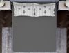 Tonalelgence Ornate Grey 100% Cotton King Size Bedsheet - Essentials by Spaces