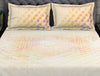 Geometric Beige 100% Cotton King Size Bedsheet Organic Cotton - By Spaces