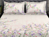 Floral Light Pink 100% Cotton King Size Bedsheet Organic Cotton - By Spaces