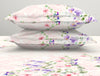 Floral Light Pink 100% Cotton King Size Bedsheet Organic Cotton - By Spaces